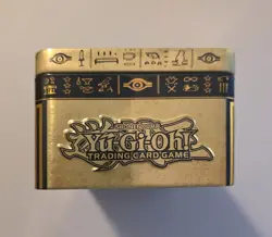 Yu-Gi-Oh! Gold Sarcophagus Tin 2019 Empty Collector Box - Konami Egypt Design - Image 4