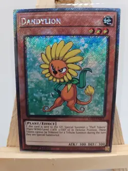Yu-Gi-Oh Dandylion Platinum Secret Rare RA03-EN211 Near Mint Condition - Image 1