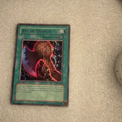 Yugioh Axe of Despair Ultra Rare MRL-002 1st Edition MP - Image 1