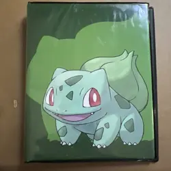 ULTRA PRO Pokemon 4 pocket BULBASAUR album Binder-Holds 40-80 cards - Image 1