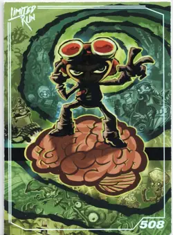 Psychonauts Limited Run Games Silver Trading Card #508 New Mint - Image 1
