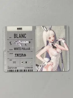 Blanc - Goddess of Victory: Nikke Silver Plastic Card - Image 2