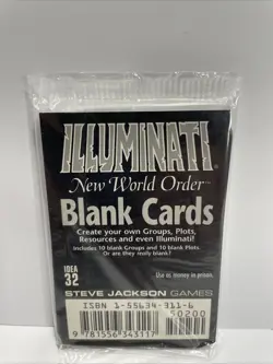 INWO Illuminati New World Order CCG Blank Cards Booster Pack New Sealed - Image 2