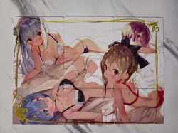 Goddess Story - Anime Waifu Trading Card - Re:Zero - Complete Puzzle - Image 1