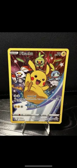 Pikachu SWSH020 SWSH: Sword & Shield Promo Cards Holo Grade - Image 1