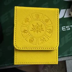 Yellow MTG Commander Deck Box - Fits 100 Sleeved Cards - Image 1