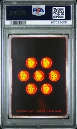 Leap to Victory Dark Prince Vegeta Textured FOIL Dragon Ball Super Card | PSA 10 - Image 2