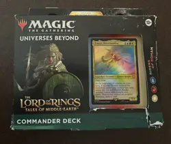 MAGIC THE GATHERING THE LORD OF THE RINGS RIDERS OF ROHAN COMMANDER DECK Read - Image 1