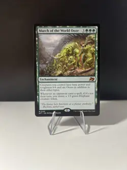 March Of The World Ooze NM (Foil) Aetherdrift ENGLISH 0169 MTG - Image 1