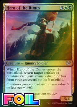 x1 Hero of the Dunes BRO MTG 213/287 FOIL UNCOMMON M/NM 1x - Image 1