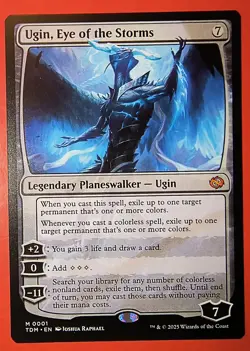 MTG: MAGIC, UGIN, EYE OF THE STORMS, TARKIR, DRAGONSTORM, REGULAR MYTHIC 0001 NM - Image 1