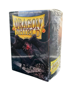 Dragon Shield Matte Black 100 Protective Sleeves Brand New Free Shipping - Image 1