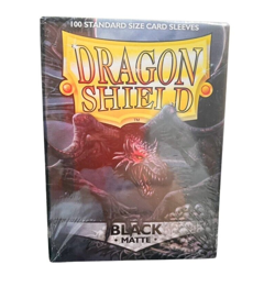 Dragon Shield Matte Black 100 Protective Sleeves Brand New Free Shipping - Image 2