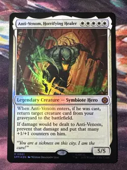 Anti-Venom, Horrifying Healer FOIL - Spider-Man #1 Mythic, NM - Image 1