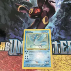 Pokemon Singles Articuno 2/62 Fossil Unlimited Holofoil MP - Image 1