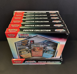 Pokemon TCG Prismatic Evolutions Sealed Poster Collection Lot of (6) - BRAND NEW - Image 1