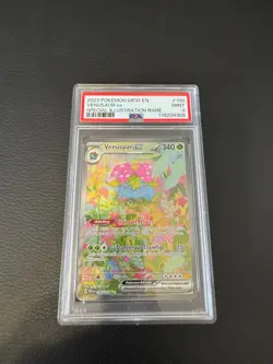 PSA 9 Venusaur ex 198/165 Pokemon S&V 151 Illustration Rare MINT - Image 1