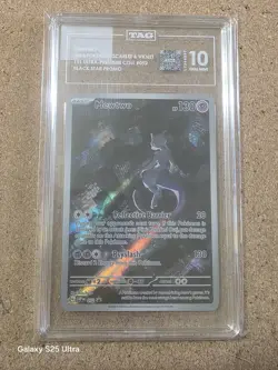 Tag 10 Mewtwo SVP 052 Black Star Promo 2023 Pokemon 151 UPC - Image 1