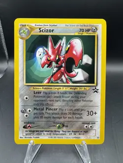 SCIZOR BLACK STAR PROMO 33 Pokemon WOTC - Image 1
