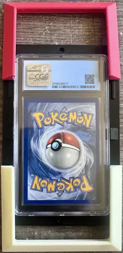 CGC 9 MINT Mimikyu SM163 Pokemon SM Black Star Promo Team Up With frame - Image 2