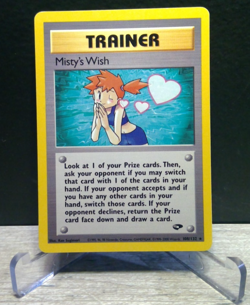 💧 Pokemon TCG Misty’s Wish Trainer - Gym Challenge 108/132 LP/NM 💧 - Image 1