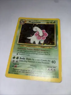 Pokemon TCG Meganium Neo Genesis Holo Rare - Image 2