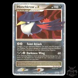 Honchkrow LV. X #132/132 Secret Wonders NM/Near Mint (Pressure Dot) Pokemon 2007 - Image 1