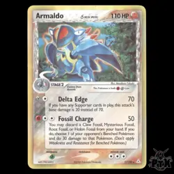 Armaldo Holo #1/110 EX Holon Phantoms NM/LP Pokemon 2006 - Image 1