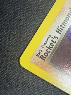 Rocket's Hitmonchan Holo #11/132 Gym Heroes NM/Near Mint (Micro Crease) Pokemon - Image 3