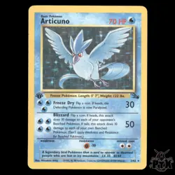 Articuno Holo #2/62 1st Edition Fossil NM/LP Pokemon 1999 - Image 1