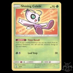 Shining Celebi #SM79 Sun & Moon Promo NM/LP Pokemon 2017 - Image 1