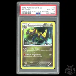 Haxorus #16/20 PSA 8 Dragon Vault Stamp Pokemon 2012 - Image 1