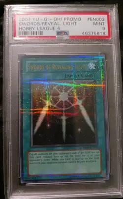 Yu-Gi-Oh SWORDS OF REVEALING LIGHT 1st Edition PSA 9 HL4 - Image 1