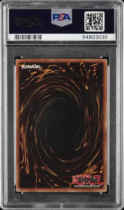 2002 YU-GI-OH! STARTER DECK: YUGI 1ST ED #006 DARK MAGICIAN PSA 9 - Image 2