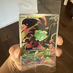 Bulbasaur 133/132 Illustration Rare STAMPED Promo Mega Evolution Pokemon Card - Image 3