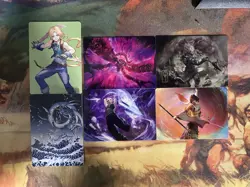Final Fantasy Art Series Cards Kimahri Gold Stamped , Hades, Yuna, Cloud - Image 1
