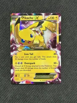 Pikachu EX XY84 Black Star Promo Holo Pokemon Card - Image 1