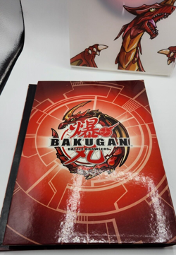 Bakugan Binder with Clear Cover and Mostly Filled with Cards - Image 1