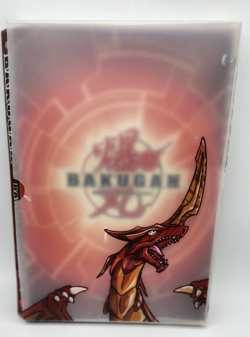 Bakugan Binder with Clear Cover and Mostly Filled with Cards - Image 2