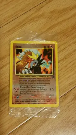 Entei Holo Black Star Promo 34 original WotC vintage Pokemon card NM - Image 1