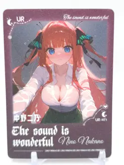 Yiyibushe - Anime Waifu UR Trading Card - Nino Nakano - Image 1