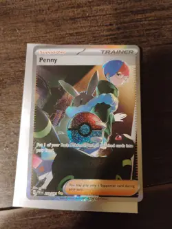 Pokemon TCG: Penny Supporter Trainer Card 239/091 - Image 4