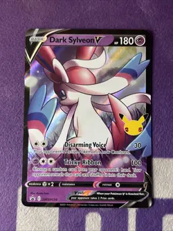 Dark Sylveon V SWSH134 SWSH: Sword & Shield Promo Cards Holo - Image 1