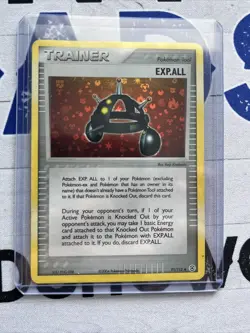 EXP.ALL Trainer 91/112 Holo EX FireRed & LeafGreen Pokemon Card 2004 Vintage LP - Image 1
