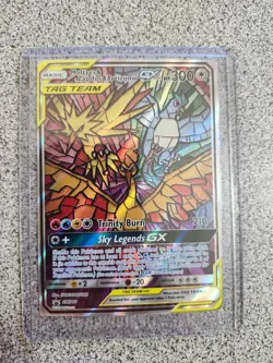 pokemon card; Zapdos&Articuno&Moltres Tag Team GX promo in promo packaging - Image 3
