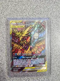 pokemon card; Zapdos&Articuno&Moltres Tag Team GX promo in promo packaging - Image 4