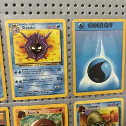 Vintage 90s Pokemon Cards Lot Fossil Set 1999 Wizards Binder Page Bundle - Image 3