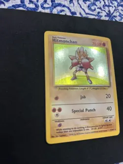 Pokemon TCG Hitmonchan Holo Rare Card Base Set - Image 2