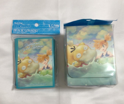 Pokemon Center Original Psyduck Misty Card Sleeves & Deck Case - Image 1