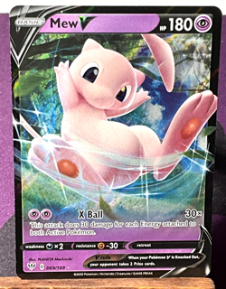 MINT Mew V 069/189 Darkness Ablaze - Ultra Rare Pokemon Card - Image 1